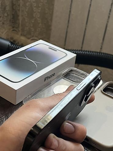 Apple iPhone: IPhone 14 Pro, Б/у, 128 ГБ, Black Titanium, Чехол, Коробка, 66 % — 7