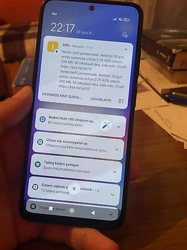 redmi note 10s 64gb: Redmi Note 10S, 64 GB, rəng - Qara, İki sim kartlı — 6