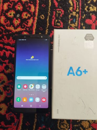 Samsung: Samsung Galaxy A6 Plus, 32 GB, Barmaq izi