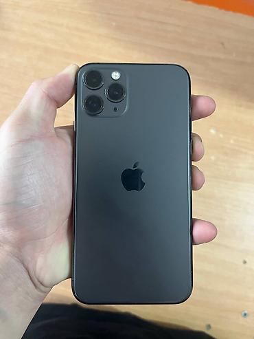 Apple iPhone: IPhone 11 Pro, Б/у, 64 ГБ, Space Gray, Чехол, 72 % — 1