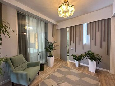 цены на недвижимость в бишкеке 2023: 2 комнаты, 77 м², Элитка, 12 этаж, Евроремонт