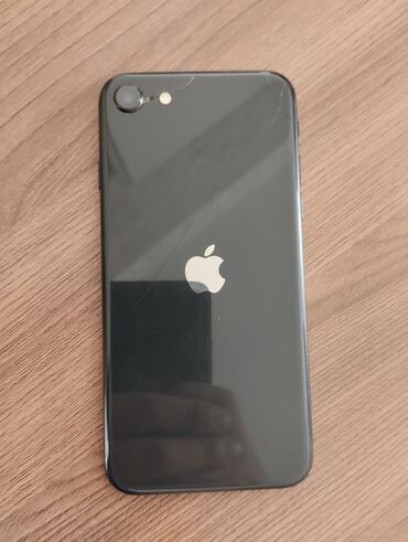 isdenmis soyuducular: IPhone SE 2020, 64 GB, Qara, Qırıq, Barmaq izi