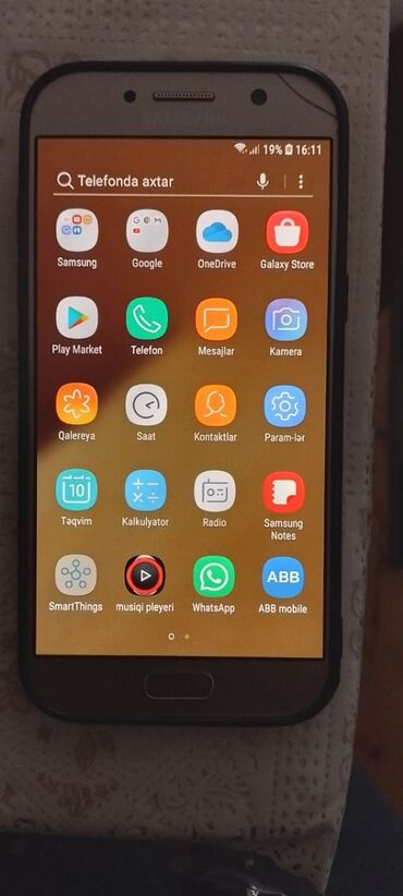 samsung a5 2018: Samsung Galaxy A5 2017, 32 GB, rəng - Qızılı, Sensor