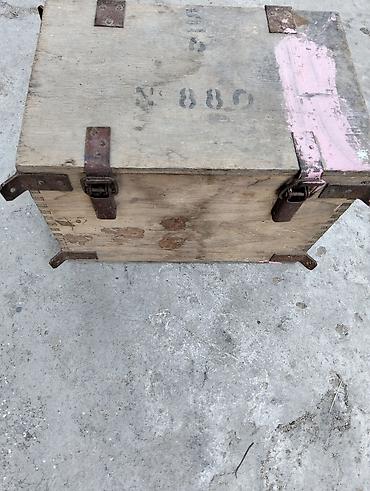 qedimi sandiqlar: Taxta sandıq/qutu dəsti - Material: qalın taxtadan hazırlanmış, bərk — 2