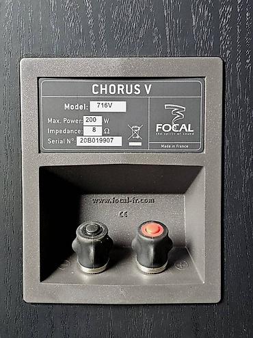 Zvučnici i stereo sistemi: Focal Chorus 714 V – par podnih Hi‑Fi zvučnika - Tip: dvosistemski — 8