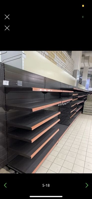 Витрины: Стеллаж, Витрины, стеллажи, полки торговые у металлические б/у, полка — 16