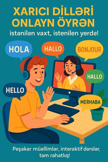 xarici yaddaş: Onlayn Xarici Dil Dərsləri İngilis, Alman, Fransız və digər dilləri