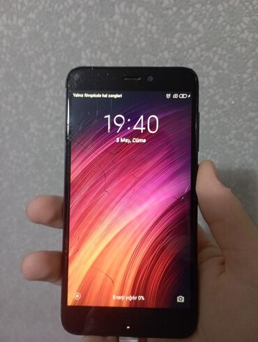50 azn telfon: Xiaomi Redmi 4X, 32 GB, rəng - Qara, 
 Barmaq izi