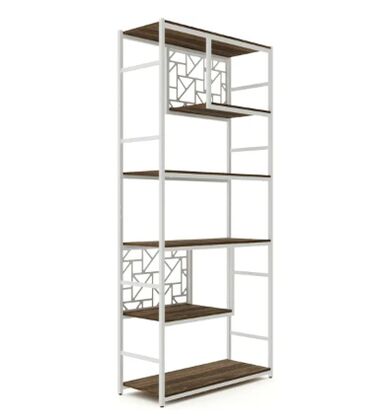 Другие стулья: Стеллаж GUTTA 1880х850х340 (6 полок, с декором) к это стильное решение