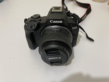 cannon: Canon EOS R50 + объектив 18-45мм + карта памяти + штатив Продаю — 1