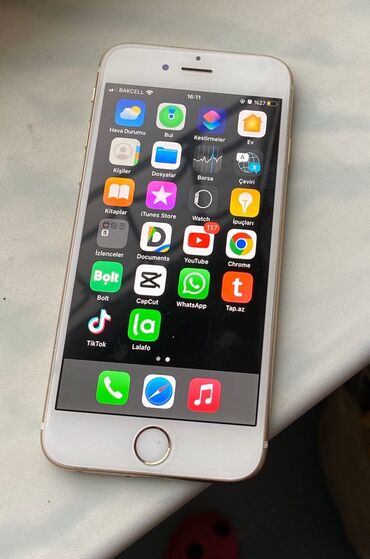iphone 7 baku: IPhone 6s, 32 ГБ, Rose Gold, Отпечаток пальца, Face ID