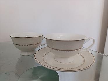 sultan chai: Продаю фарфоровые кофейные, чайный наборы, классический белый фарфор с — 2
