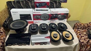 Dinamiklər və sabvuferlər: Avtomobil üçün tam audio sistemi Komponentlər: - Pioneer DEH-S5250BT — 8