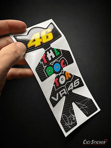 car bluetooth adapter: Valentino Rossi 46 The Doctor VR46 Tank Pad–2828 Atraktivan Valentino — 3