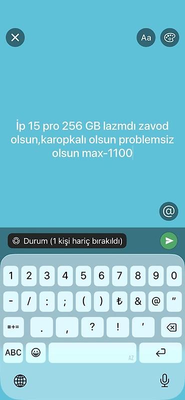 IPhone 15 Pro, 256 GB, Natural Titanium lalafo.az -da IPhone 15 Pro, 256 GB, Natural Titanium