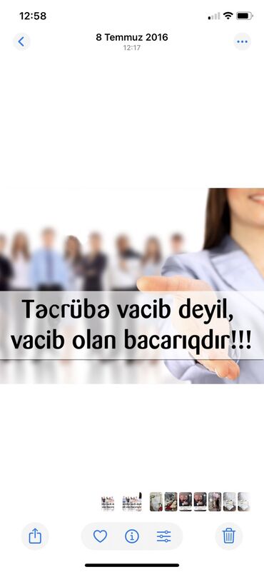 mebel satici vakansiya: Kassir tələb olunur, Yalnız qadınlar üçün, İstənilən yaş, Təcrübəsiz, Aylıq ödəniş