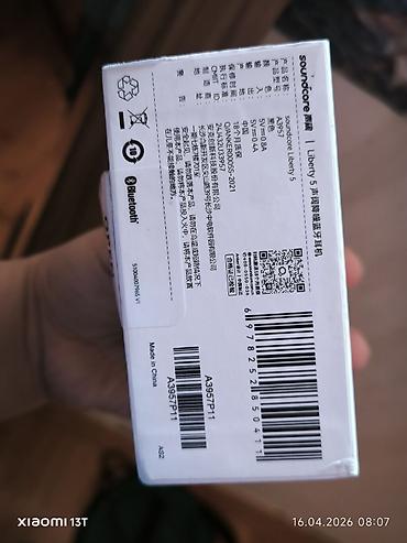 bluetooth nausnikler: Yeni Simsiz (Bluetooth) Qulaqcıqlar, Anker, rəng - Qara — 7