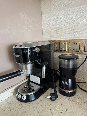 kondisioner boru: Qəhvə maşını Delonghi, Borulu, Üyüdücü ilə, İşlənmiş — 1
