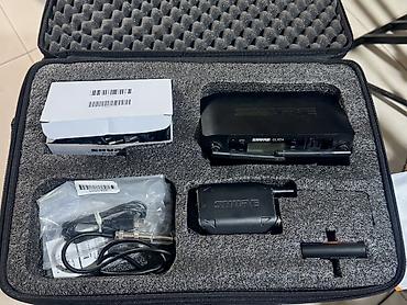 usta çantası: Shure SM Digital Wireless System – Headset komplekti Peşəkar səhnə və — 2