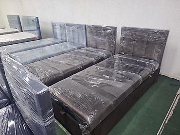 Односпальные кровати: Односпальная кровать, Новый, С мягким изголовьем, длина - 2 см — 5