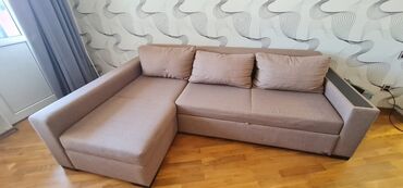 Матрасы: Угловой диван, Б/у, Раскладной, С подъемным механизмом, Ткань, Платная доставка