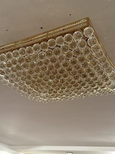 bra isiq: Çılçıraq, 10 və daha çox lampa, Xrustal — 4