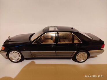 мерседес зайчик цена: Mercedes-Benz W140, отлично дополнит коллекцию. Металлическая