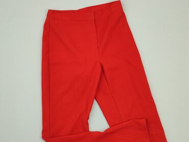 czerwona bluzki damskie: Material trousers, S (EU 36), condition - Very good
