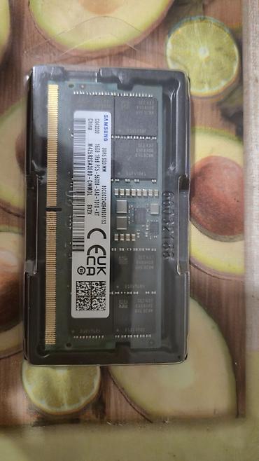 samsung tab 5: Operativ yaddaş (RAM) Samsung, 16 GB, > 4000 Mhz, DDR5, Noutbuk üçün, Yeni — 1
