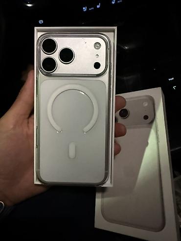 apple 15: IPhone 17 Pro Max, Новый, Серебристый, Коробка — 1