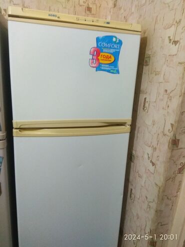 холодильник требуется ремонт: Муздаткыч Nord, Оңдоо талап кылынат, Эки камералуу, 57 * 160 *