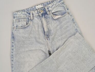 błękitna plisowane spódnice: Jeans, SinSay, 2XS (EU 32), condition - Good