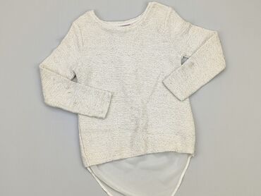 beżowa bluzka oversize: Bluzka, F&F, 7 lat, 116-122 cm, stan - Dobry