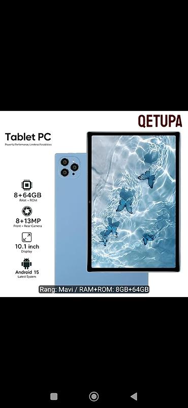 asus netbook qiymetleri: QETUPA Tablet PC – Mavi rəng - Ekran: 10.1 düym geniş displey - — 1