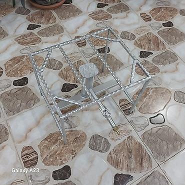 sac peci: Qazlı dəmir ocaq/şamdan tipli bişirmə ocağı - Material: tam metal — 1
