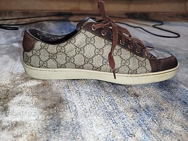кеды gucci: Мужские кроссовки, 42, Gucci, Б/у, цвет - Коричневый — 2