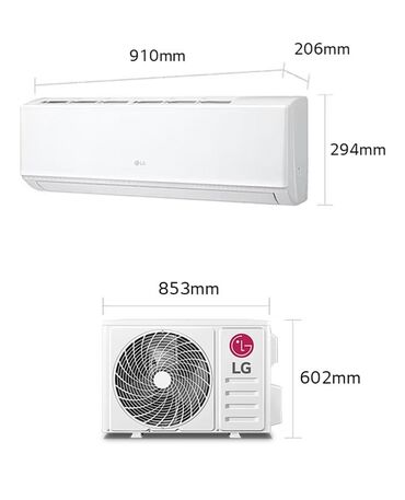 Kondisionerlər: Kondisioner LG, Yeni, 20-25 kv. m, Split sistem, Kredit var, Ödənişli quraşdırma — 9