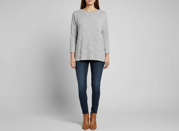 Swetry: F&F, Sweter damski, rozmiar L