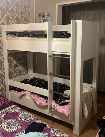 Sifarişlə çarpayılar: Oğlan və qız üçün, İşlənmiş, Çarpayı, Siyirməli