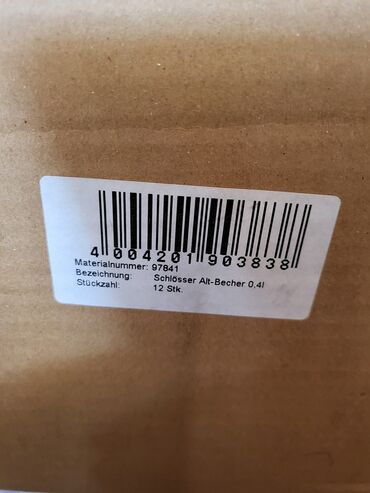 Čaše: Case nove za pivo 2008g.Schllosser Nemacka. Case nove,sve na njima — 5