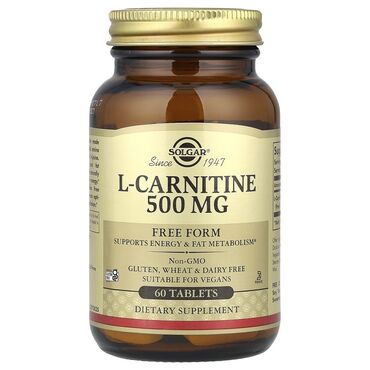 Vitaminlər və BAƏ: 🎯 Enerjini yüksəlt, yağlardan xilas ol! 💪 Solgar L-Carnitine 500 MG –