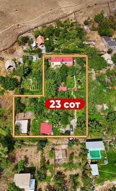 участок вдоль трассы: 23 соток, Курулуш, Кызыл китеп