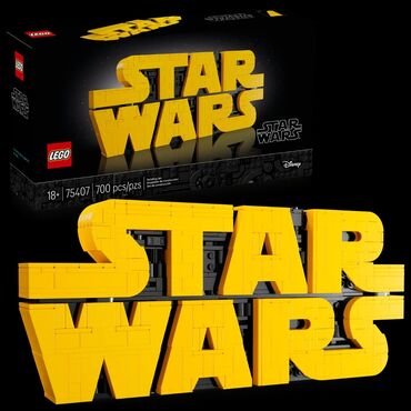 Игрушки: Lego Star Wars ⭐ 75407 Логотип Star Wars ™ из кубиков 🟨 рекомендуемый