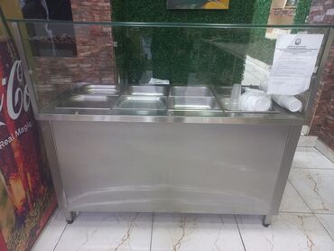 Gözəllik və estetika avadanlığı: Paslanmayan poladdan bufet/fast-food vitrini – GN qastronom vannalı