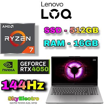 capcut: Yeni Lenovo LOQ, 15.6 ", AMD Ryzen 7, 512 GB, Ödənişli çatdırılma, Rayonlara çatdırılma, Pulsuz çatdırılma — 1