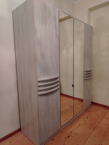 барби шкаф для одежды: Yeni, Açılan, 4 qapılı Düz dolab, Qarderob, paltar dolabı