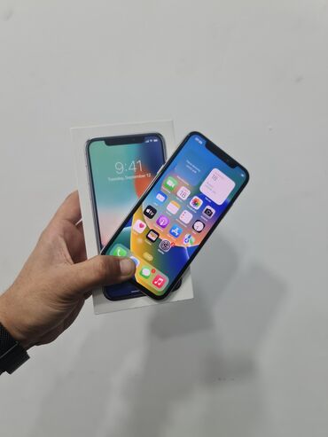 Apple iPhone: IPhone X, 256 GB, Blue Titanium