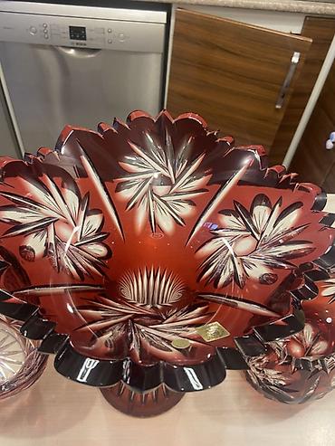 aksesuar qabi: Bohemia Caesar Crystal kəsim kristal qab dəsti - İstehsal: Çexiya — 4