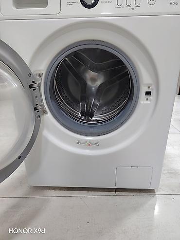 Məişət texnikası: Paltaryuyan maşın Samsung, 6 kq, İşlənmiş, Avtomat, Qurutma var, Kredit yoxdur, Pulsuz çatdırılma — 2
