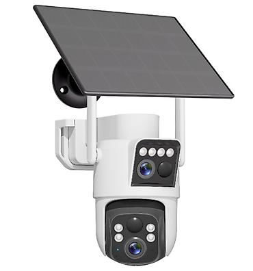 digital camera: Камера 2 линзовая с солнеч-й панелью 4G "UBOX" (TZ5-WA2230EU) — 2